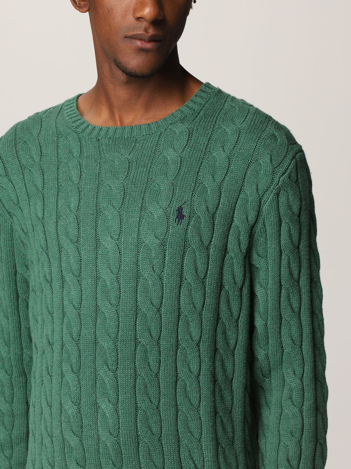 Sweater Men color Green