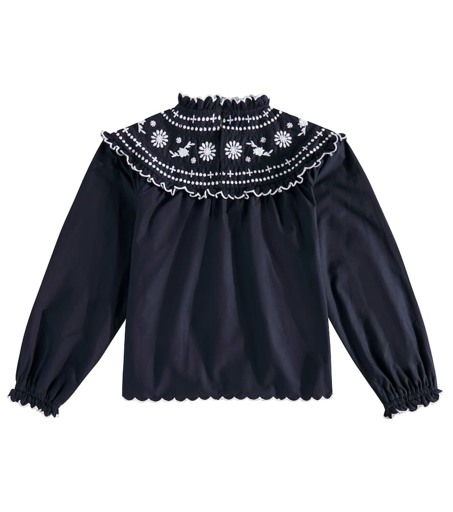 The New Society Pune embroidered cotton blouse