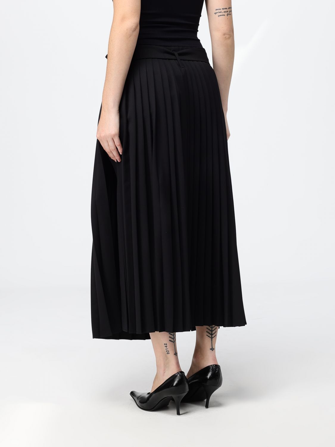 Skirt Woman color Black