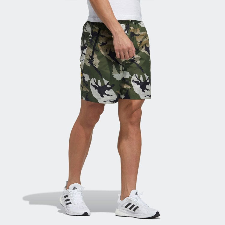 Ub Sht Wv Camo Sports Stylish Camouflage Shorts Green