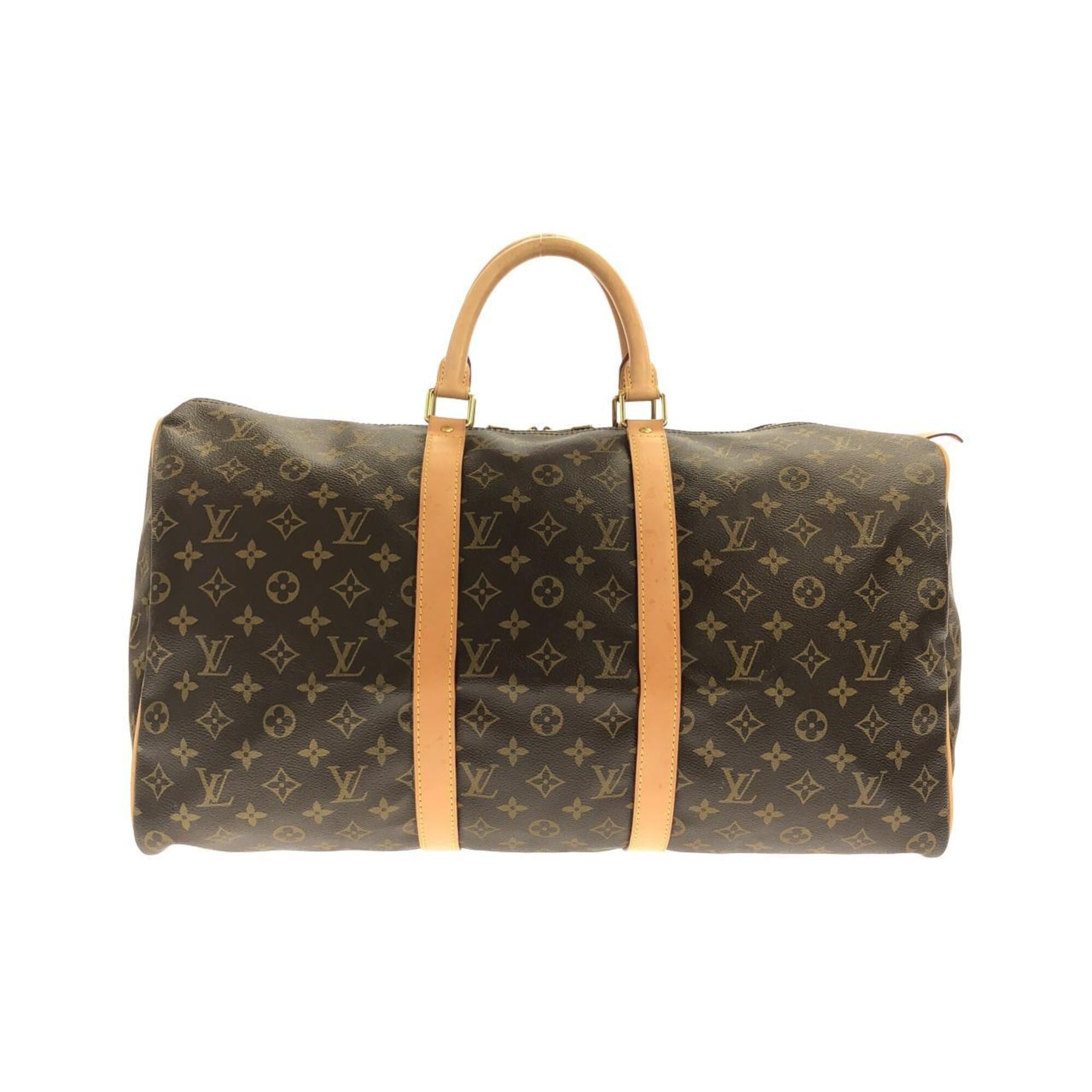 Louis Vuitton Marron Coated Canvas Boston Bag Pre-Owned