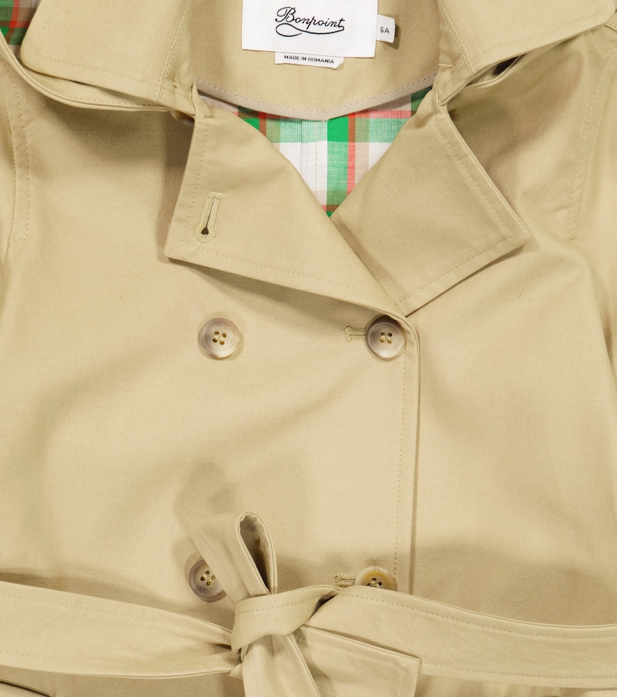 Bonpoint Aida cotton trench coat