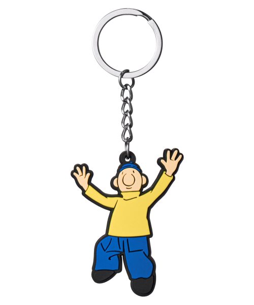 Wow  pat keyring. - Yellow