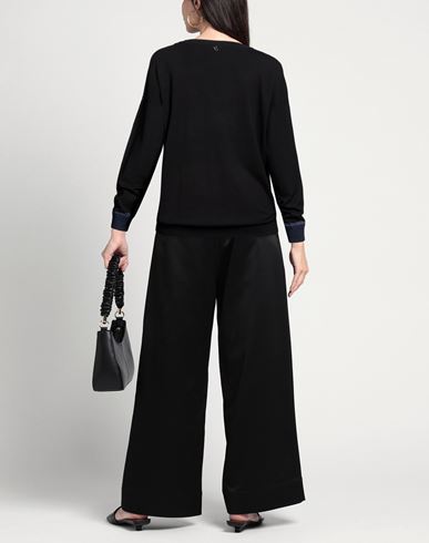 Woman Sweater Black Size L Viscose, Polyester