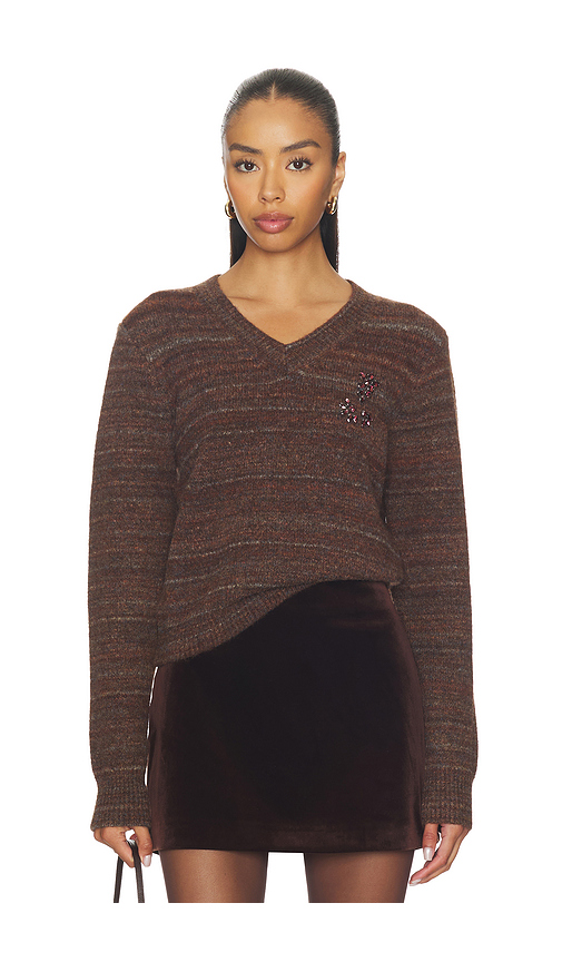 ASTR the Label Dasia Sweater in Brown. - L also in XS