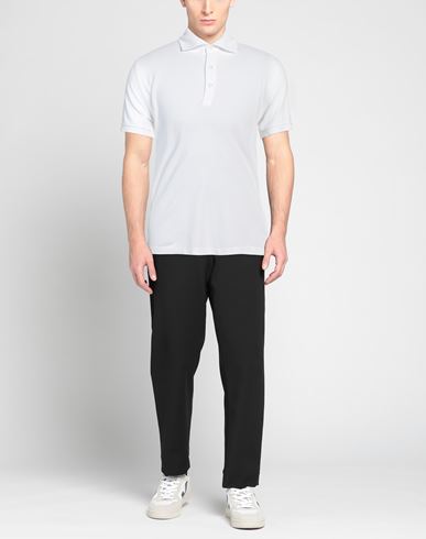 Man Polo shirt White Size L Pima Cotton