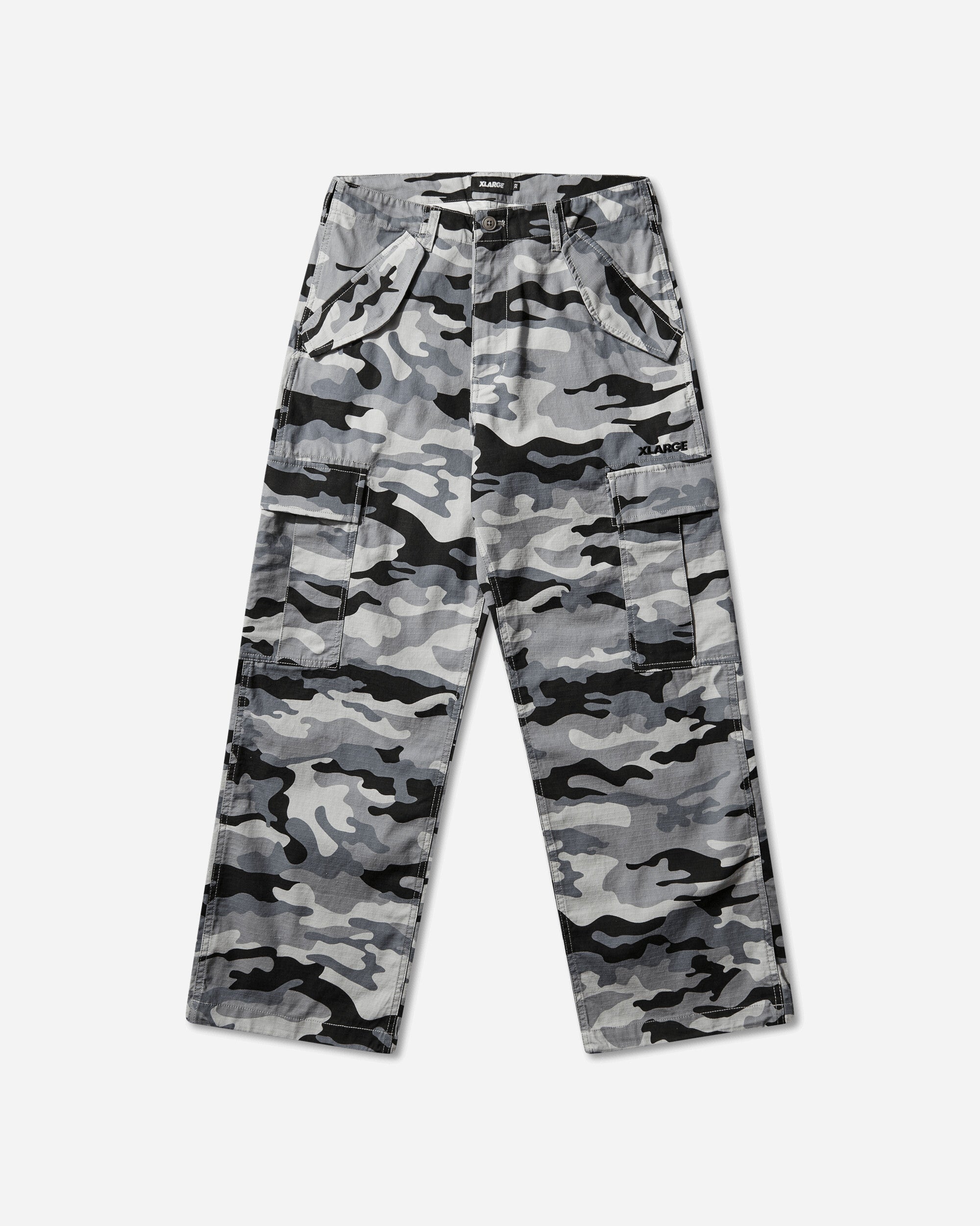 Men s Label Ripstop Cargo Pants Grey