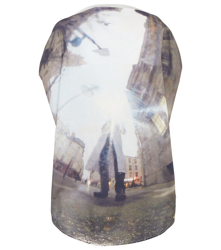 Printed cotton top