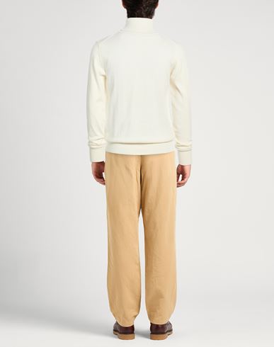 Man Turtleneck Off white Size S Cotton, Wool