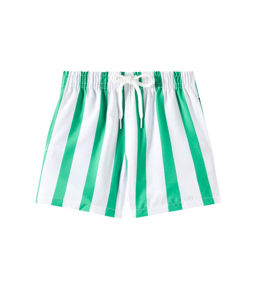 Fábula Nino striped swim trunks