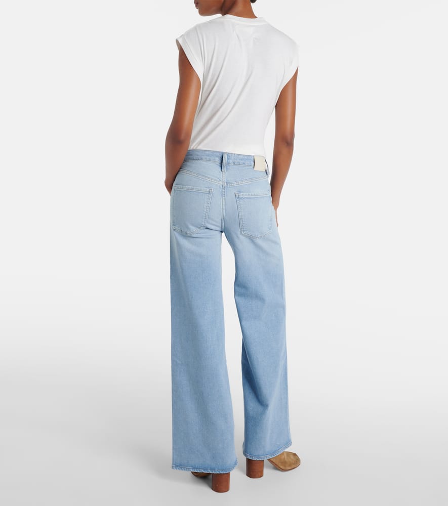Loli mid-rise wide-leg jeans