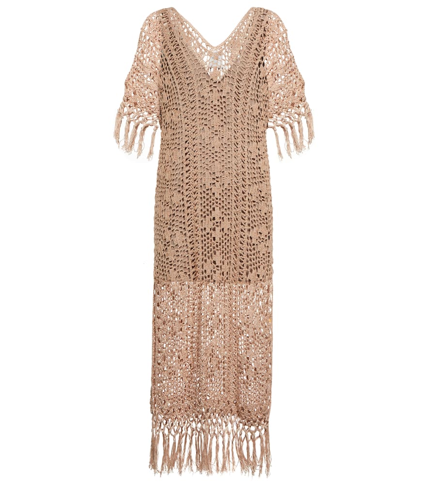 Anna Kosturova Jennifer crochet cotton minidress