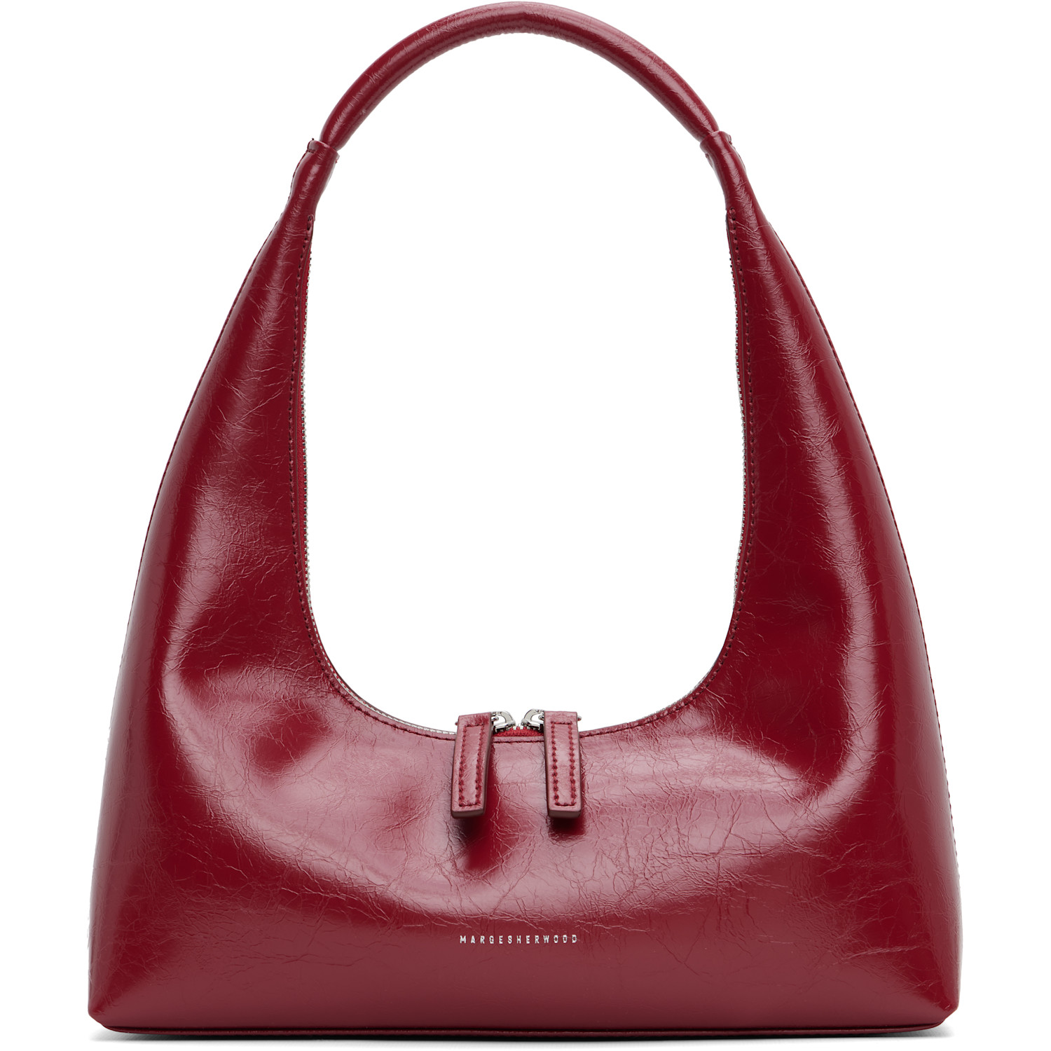 Red Leather Shoulder Bag