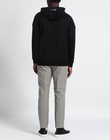 Man Sweatshirt Black Size XXL Cotton, Polyester