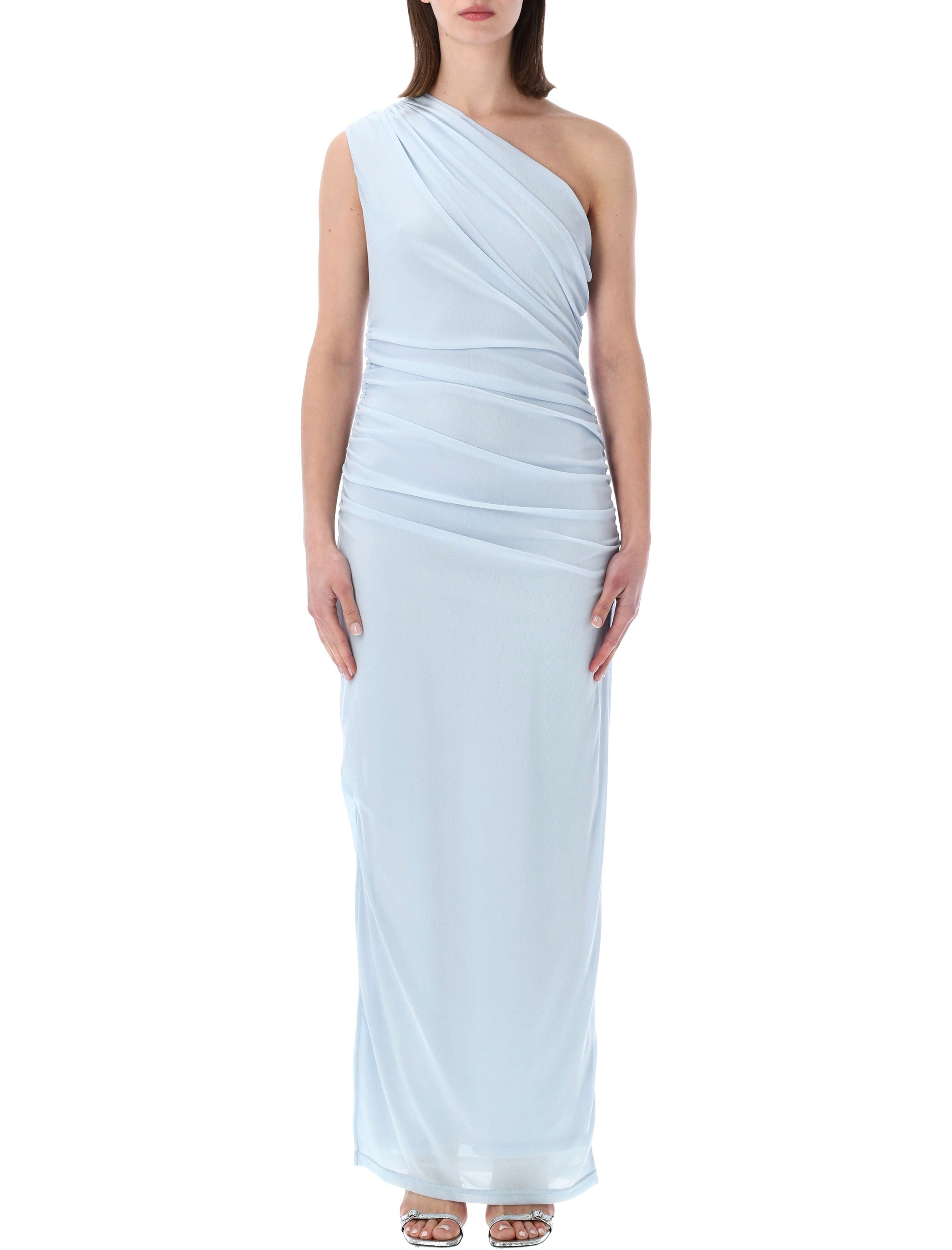 One-Shoulder Asymmetric Mini Dress