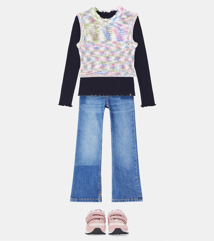 Knitted sweater vest