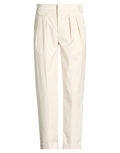 Man Pants Cream Size 33 Polyester, Viscose, Elastane