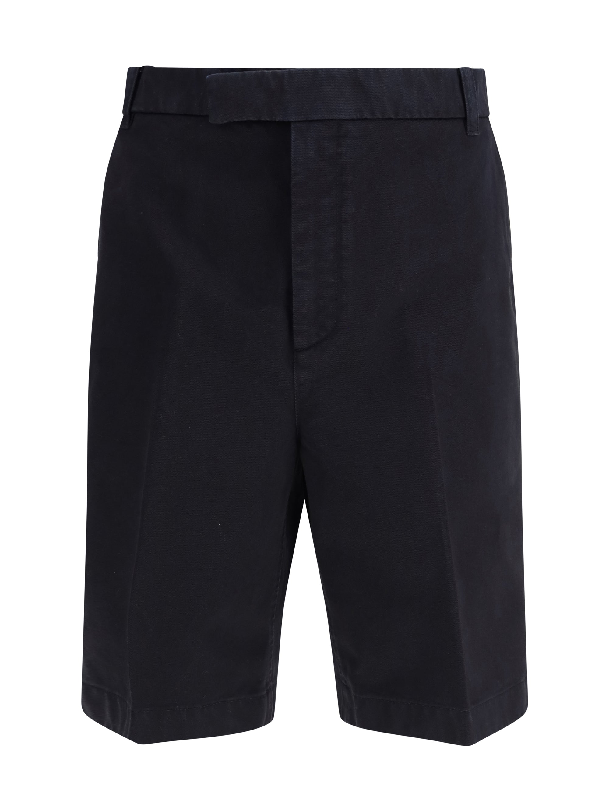 Typewriter Cloth Utility Chino Shorts — Navy