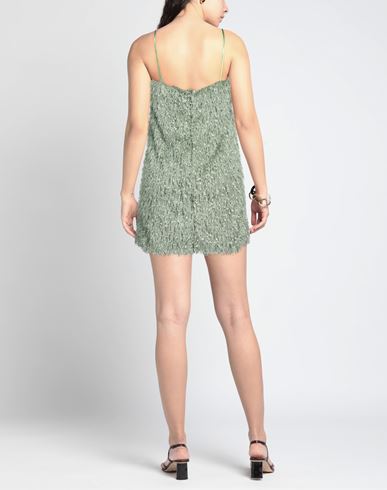 Woman Mini dress Light green Size 8 Viscose, Polyamide, Polyurethane, Elastane