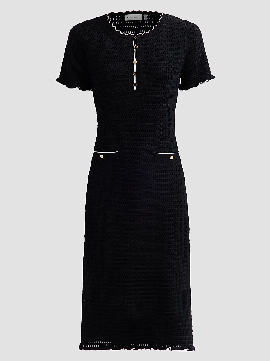 Women's The Easton Sweater Dress - Noir Ivory
