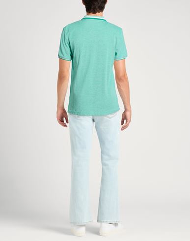 Man Polo shirt Green Size S Cotton