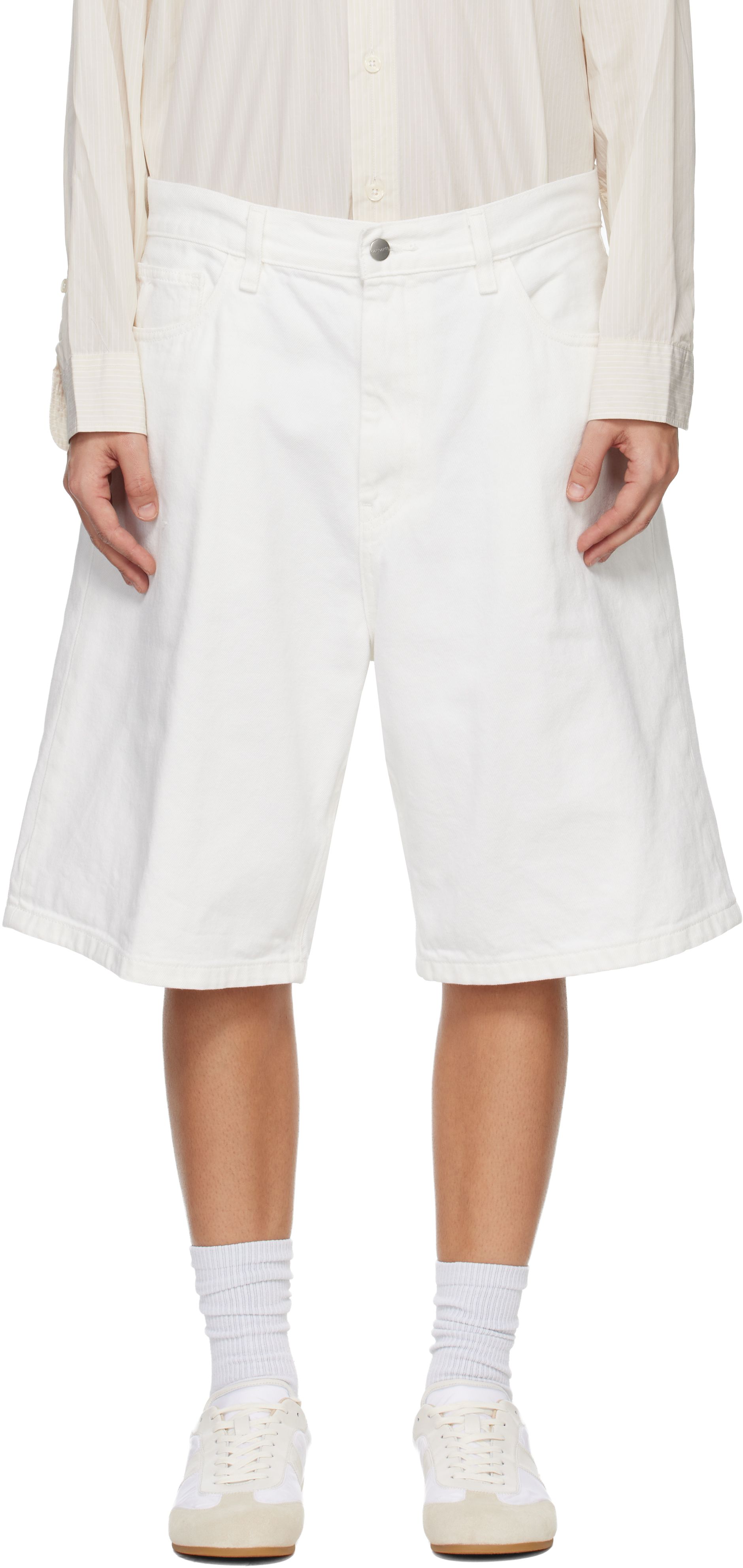 White Brandon Shorts