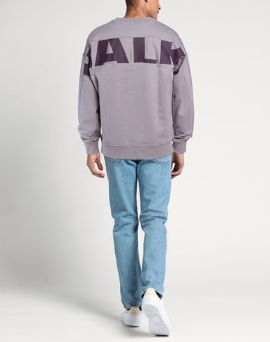 Man Sweatshirt Lilac Size L Cotton