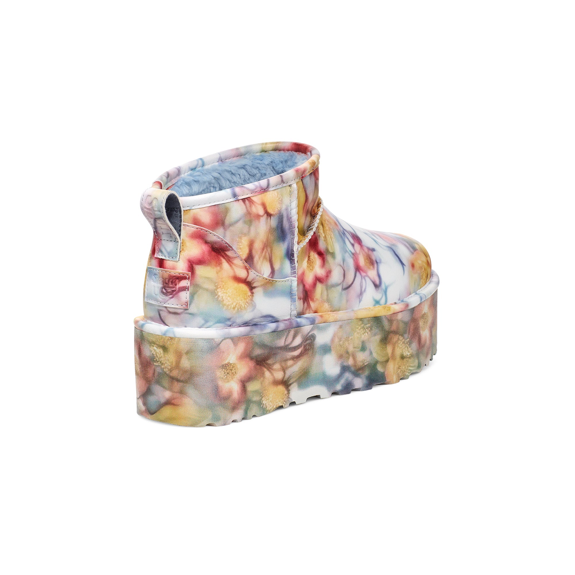 (WMNS) Classic Ultra Mini Platform Boots 'Collina Strada Light Blue Floral'