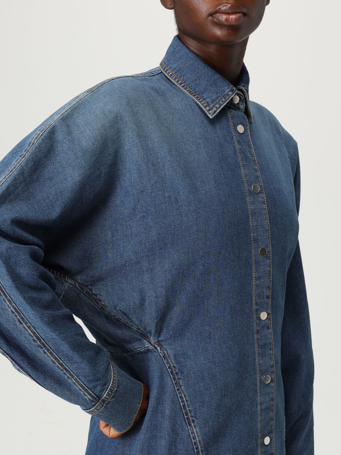 Shirt ALAÏA Woman color Blue