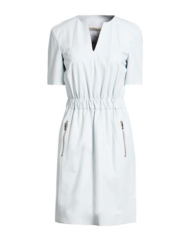 Woman Mini dress Sky blue Size M Lambskin
