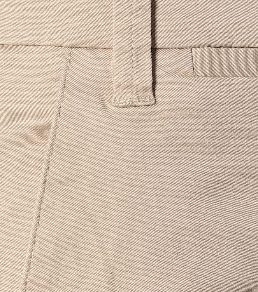 Vince Mid-rise cotton Bermuda shorts
