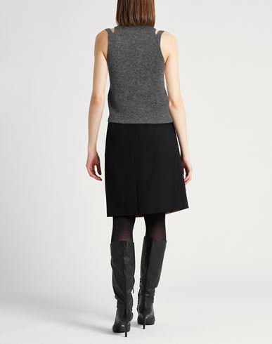 Woman Turtleneck Grey Size M Cashmere, Silk, Polyester