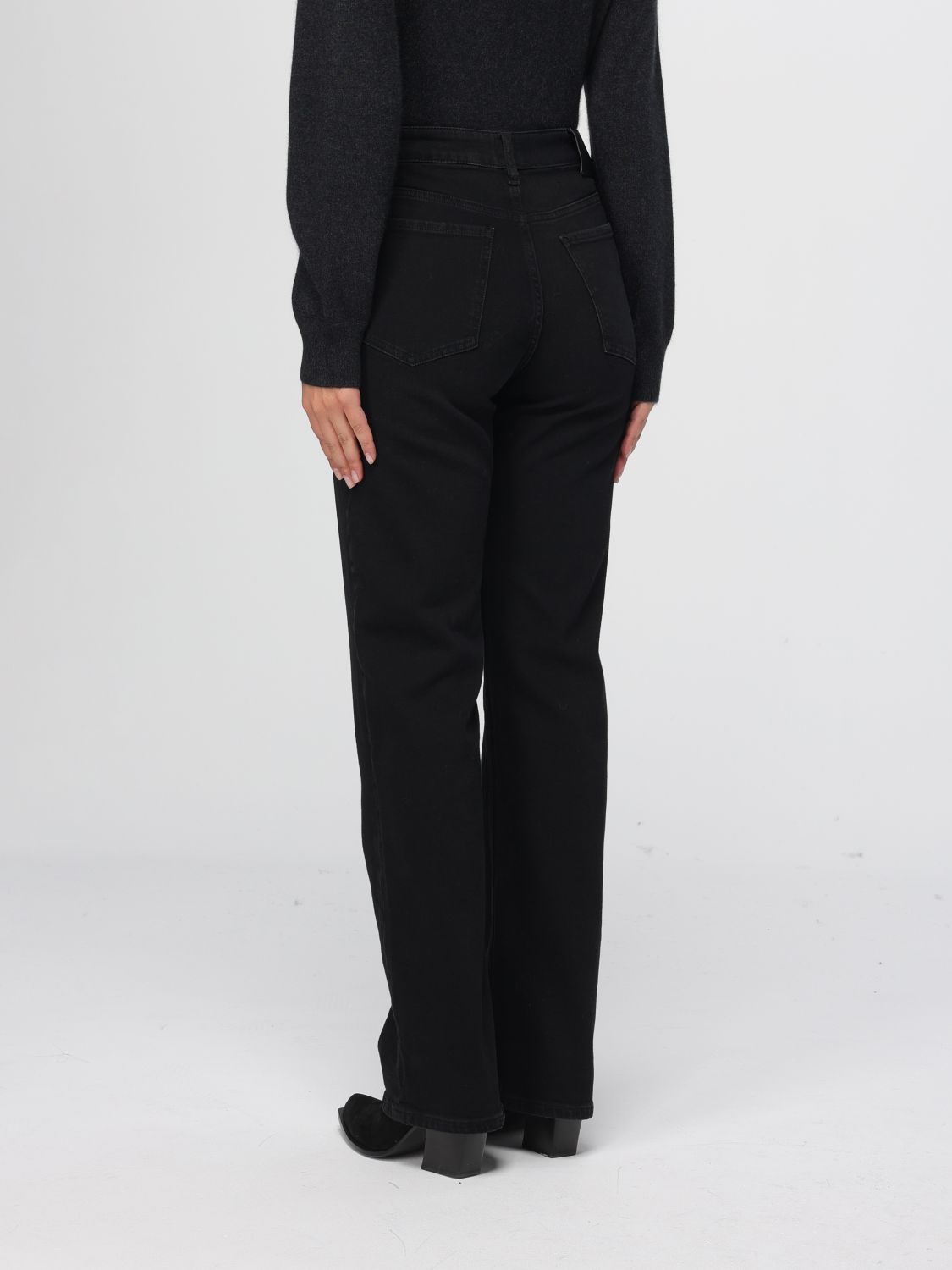 Jeans Woman color Black