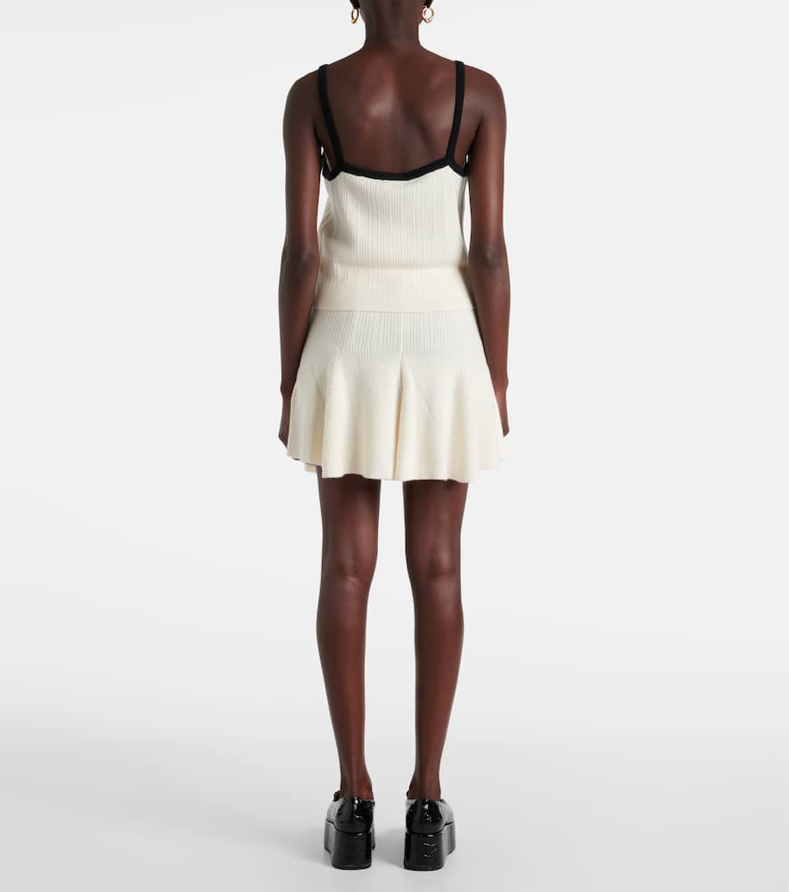 Wool and cashmere top