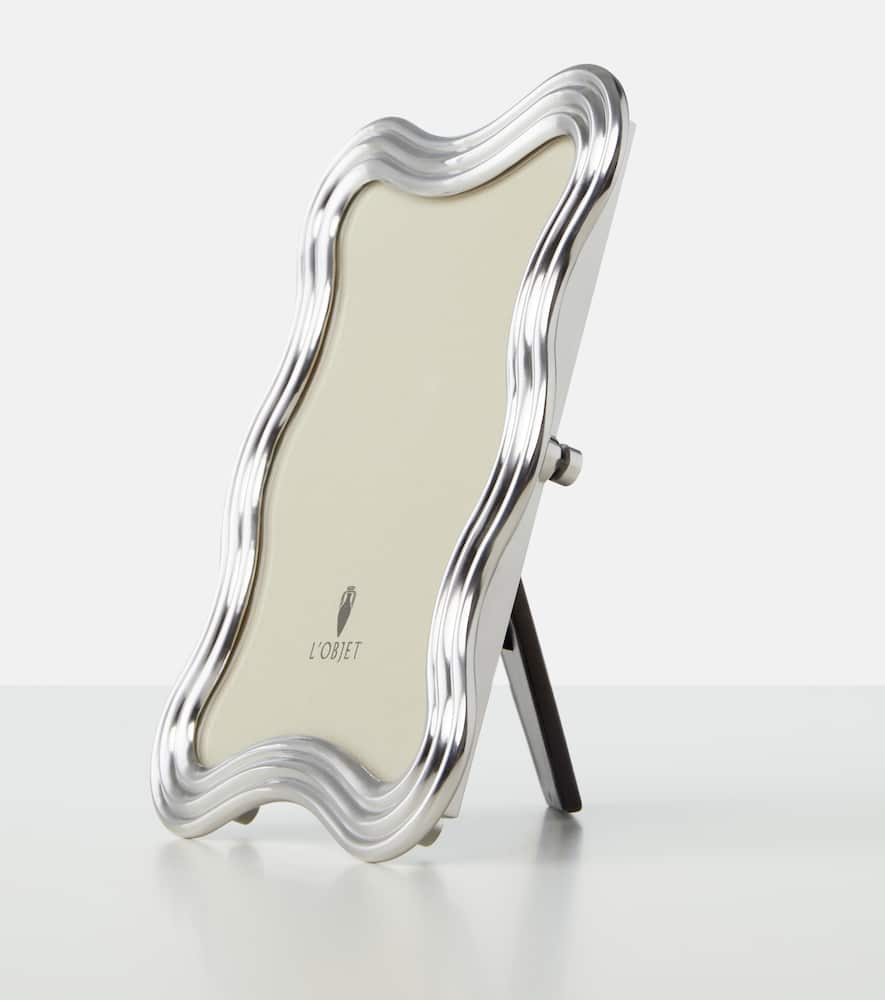 Ripple platinum-plated picture frame