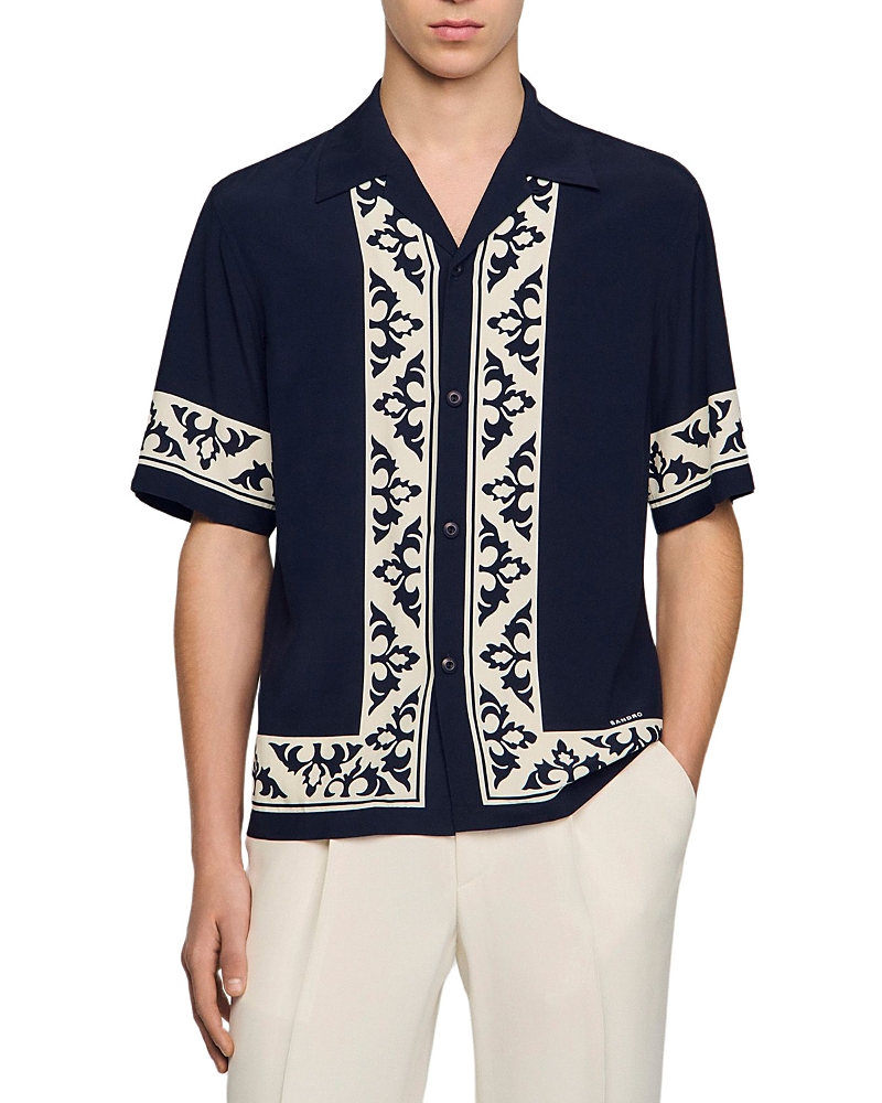 SS26 Loose Fit Amalfi Contrast Print Shirt