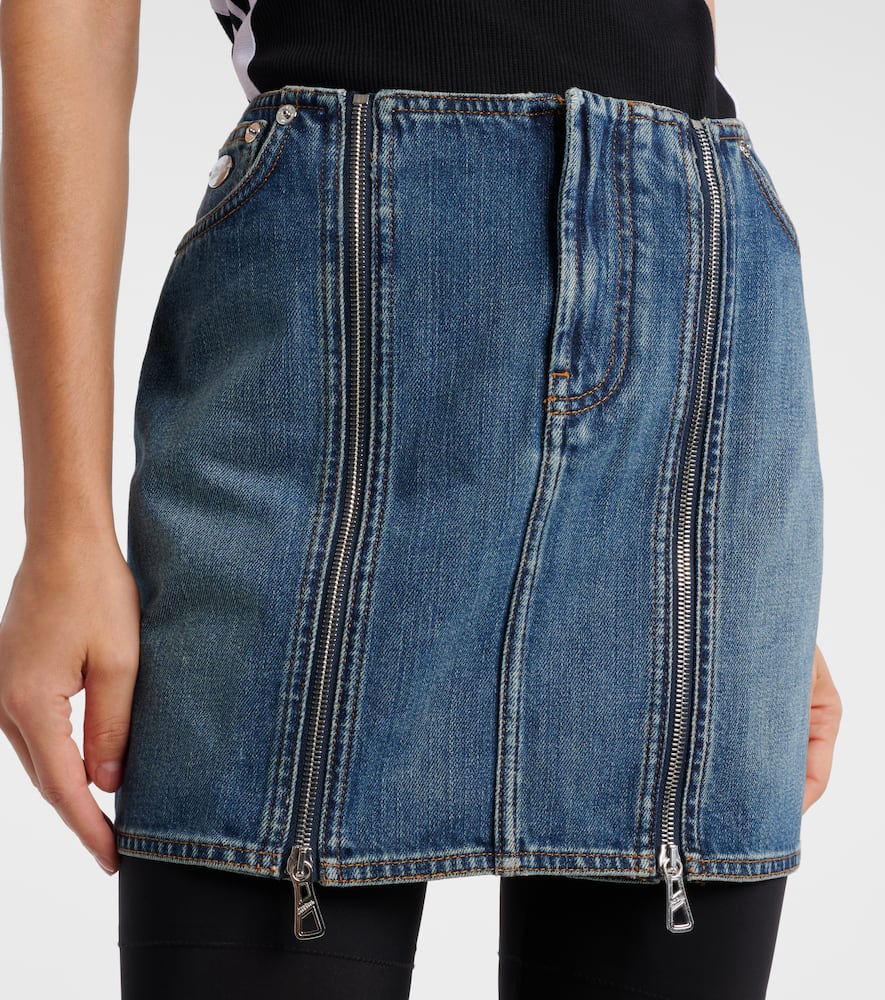 Denim miniskirt