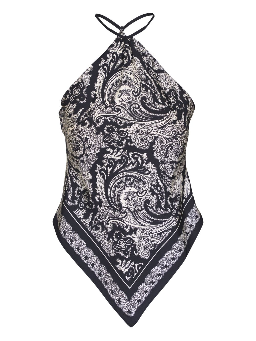 Audrey halter top - Black