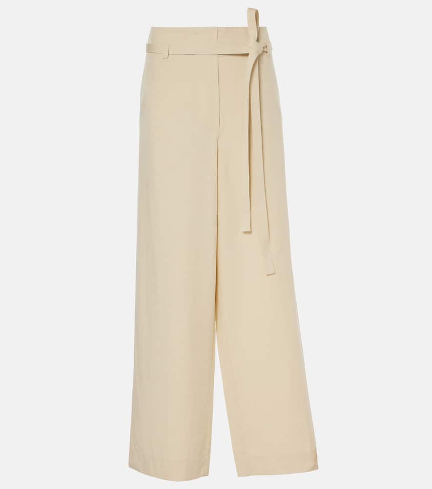 Toteme Tie-detail midi dress