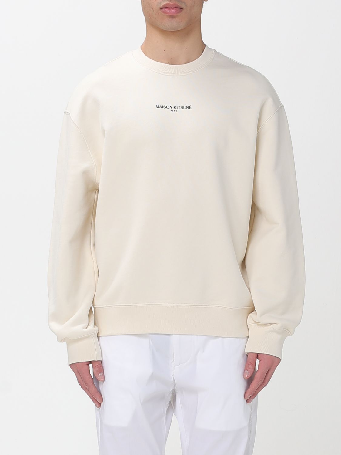 Sweatshirt MAISON KITSUNÉ Men color Beige