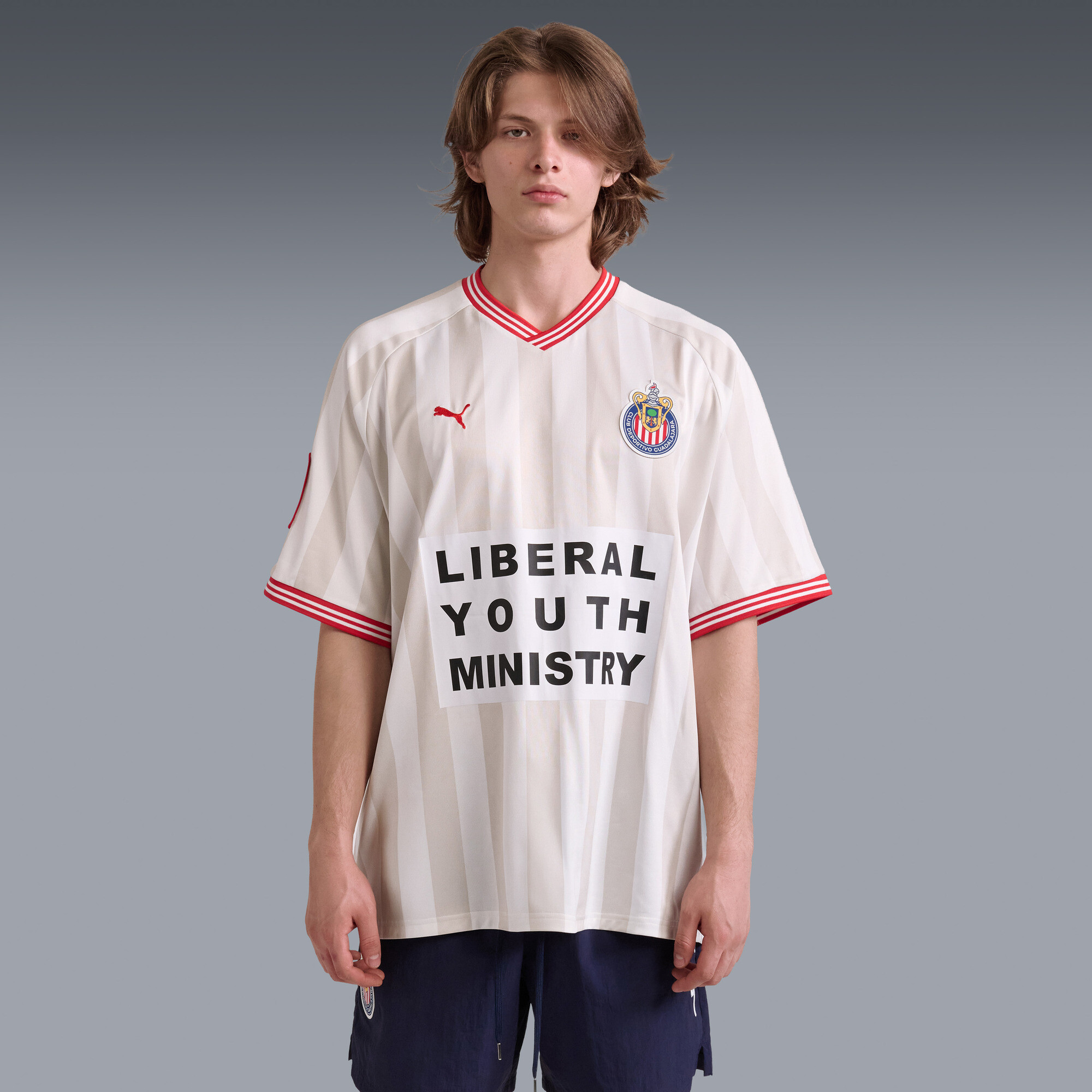 PUMA Chivas x Liberal Youth Ministries Men's Jersey in White