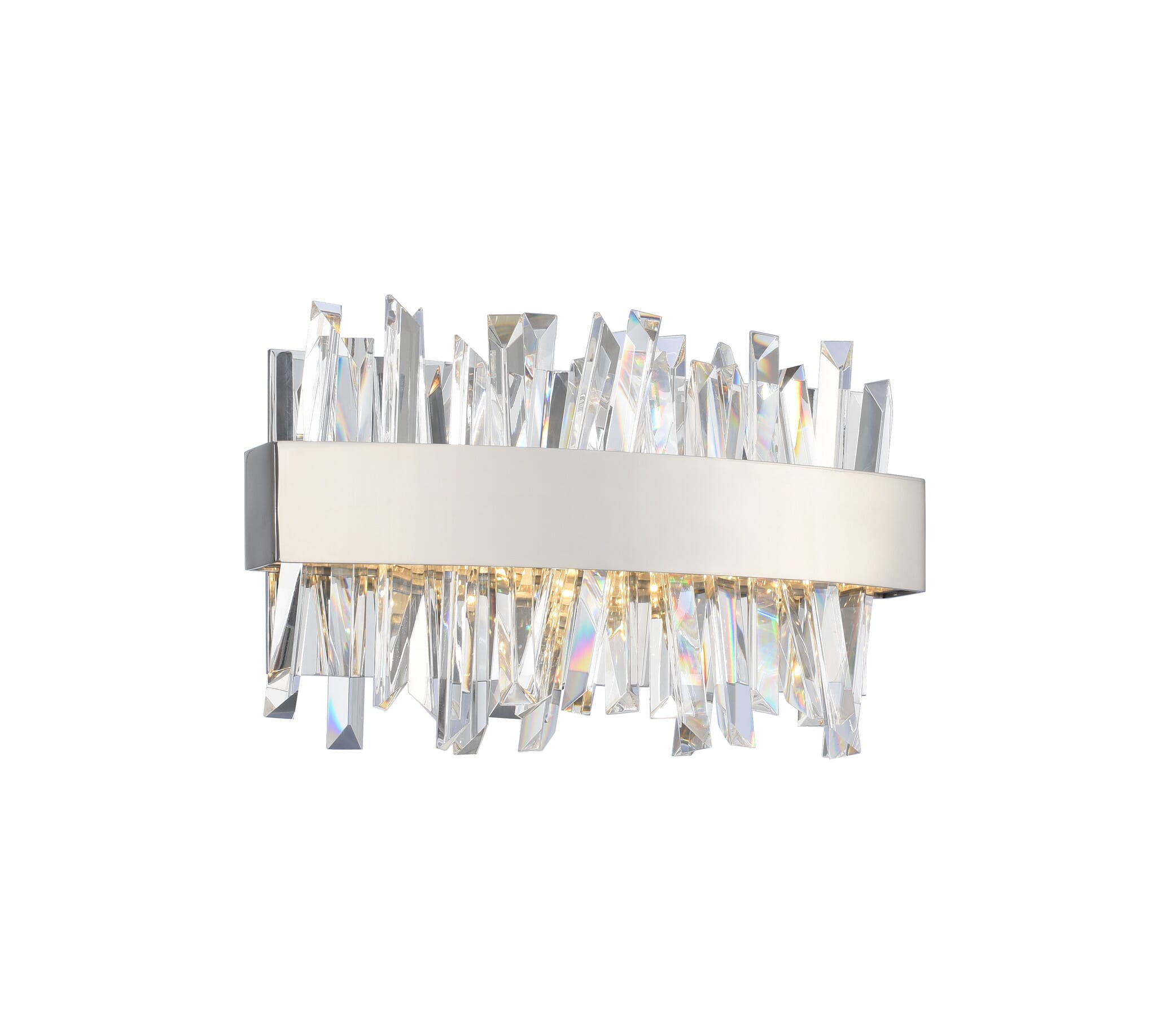 Glacier 12" Bathroom Vanity Light in Chrome