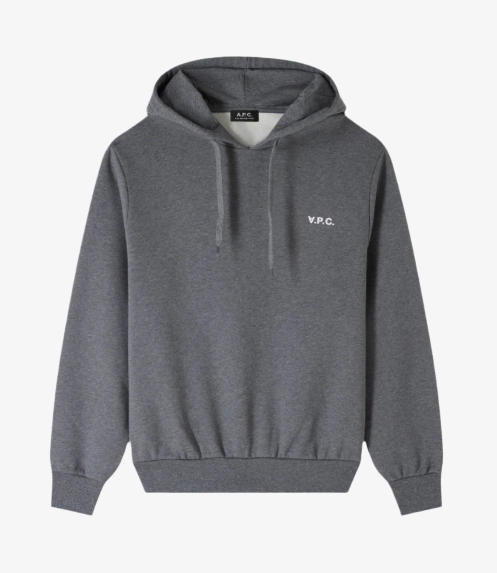 A. P.C. Hooded Sweatshirt With Flocked
