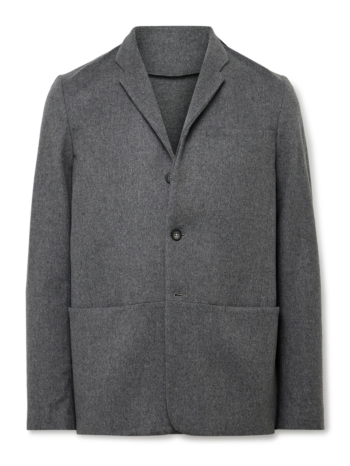 Ellen 2.0 Unstructured Wish® Virgin Wool and Cashmere-Blend Felt Blazer