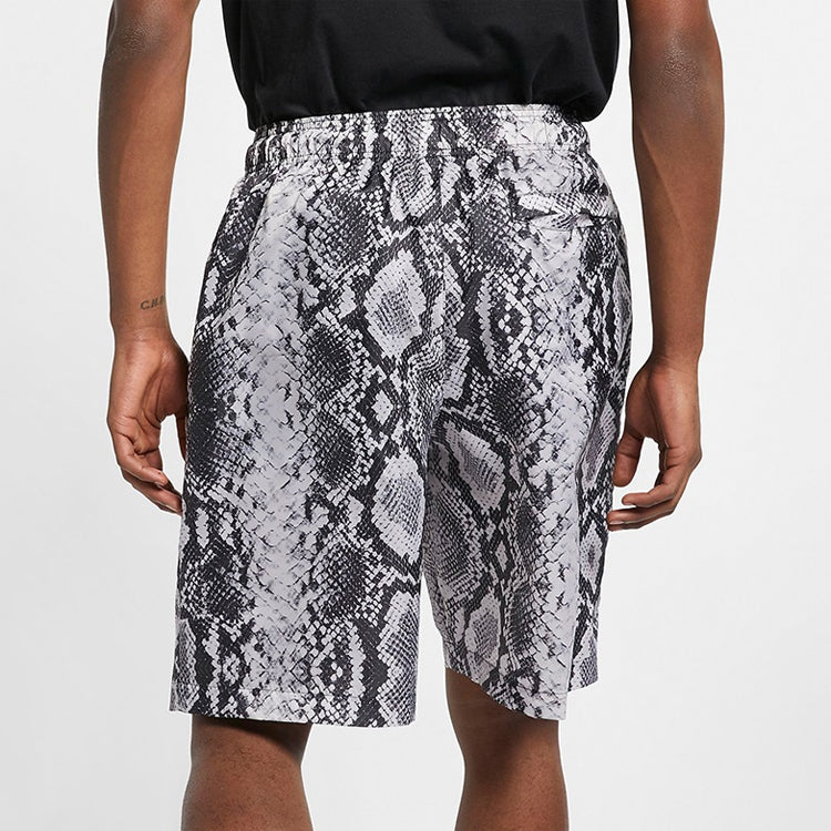 Air 11 Snakeskin Snake Skin Shorts For Men White