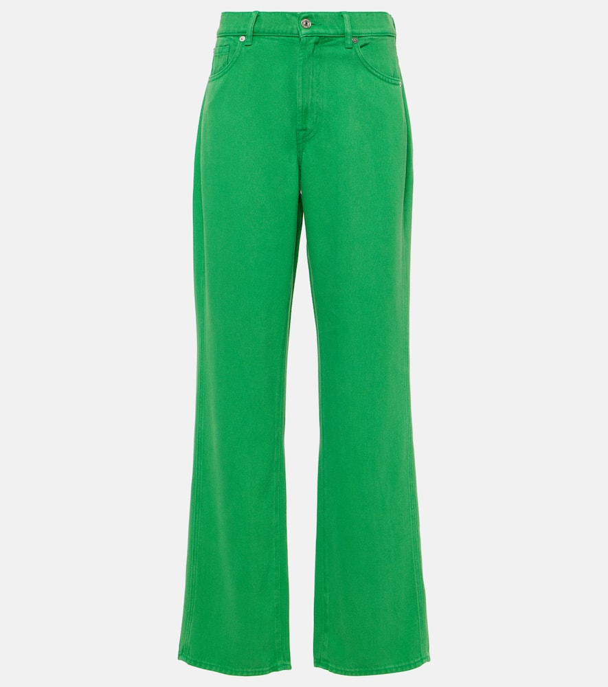 Tess high-rise straight jeans
