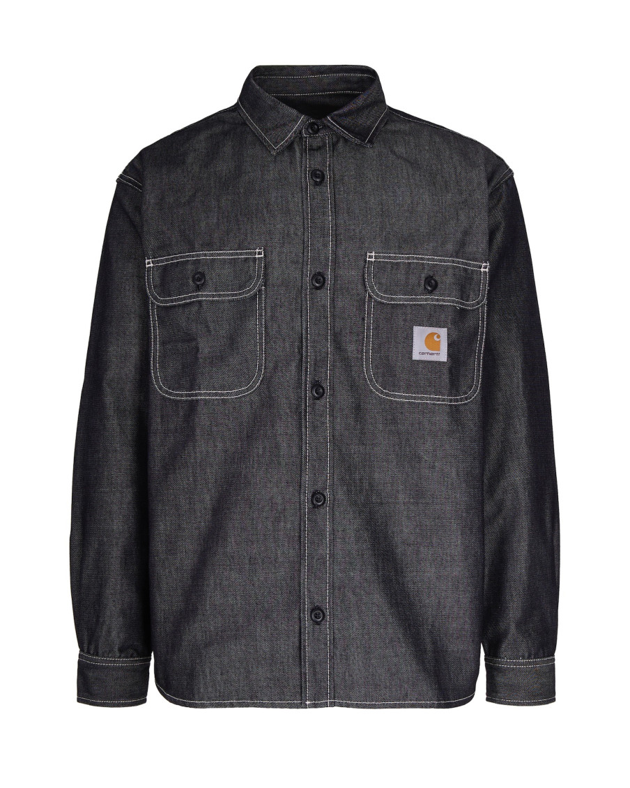 Black Relaxed Logo Shirt