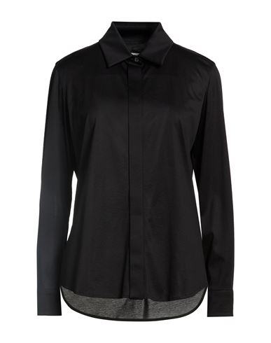 Woman Shirt Black Size M Cotton