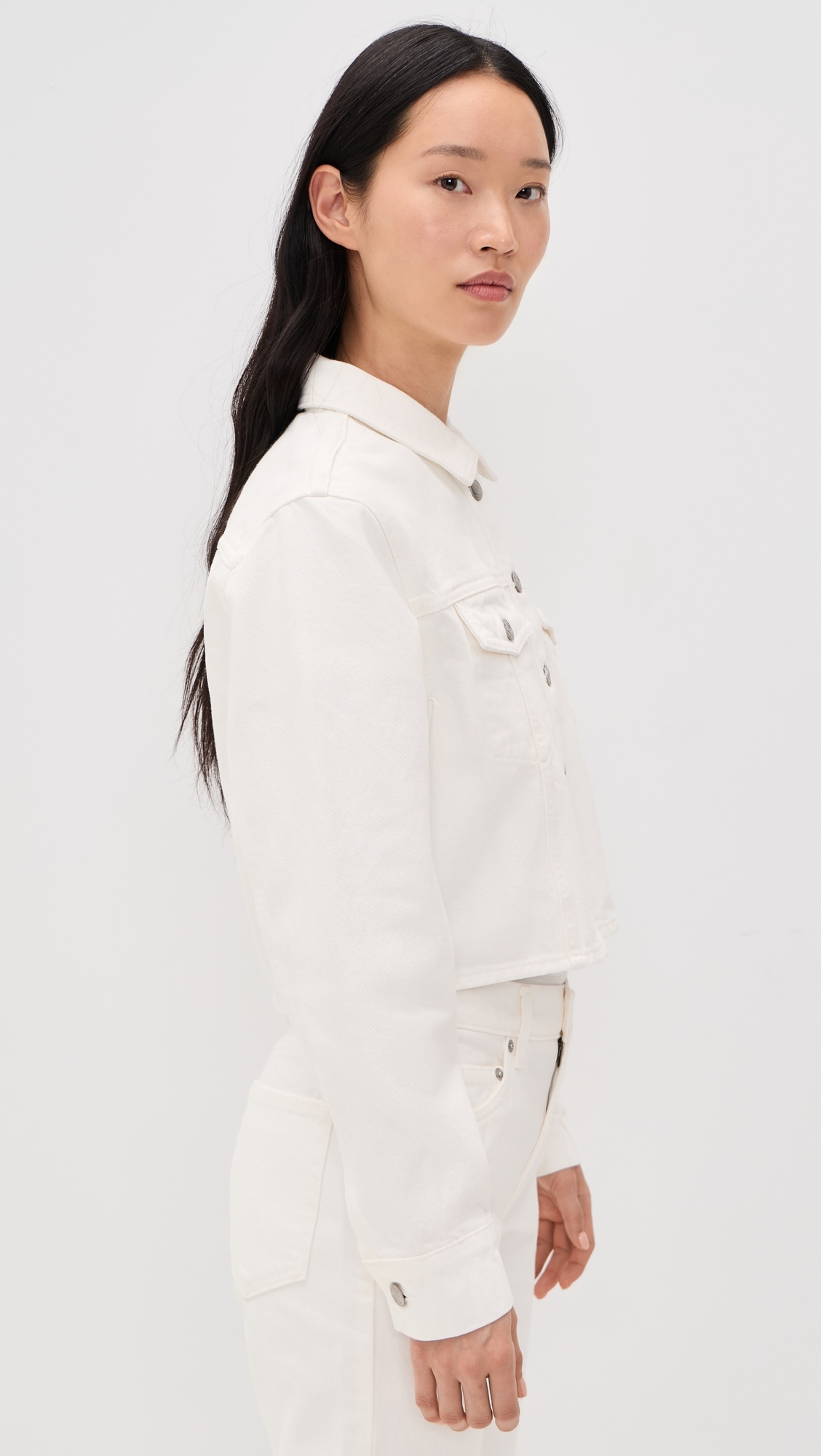 A. L.C. The 713 Denim Jacket White