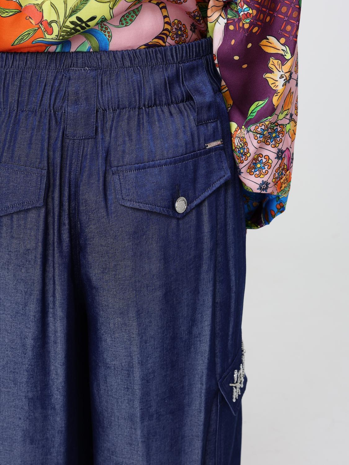 Pants Woman color Blue